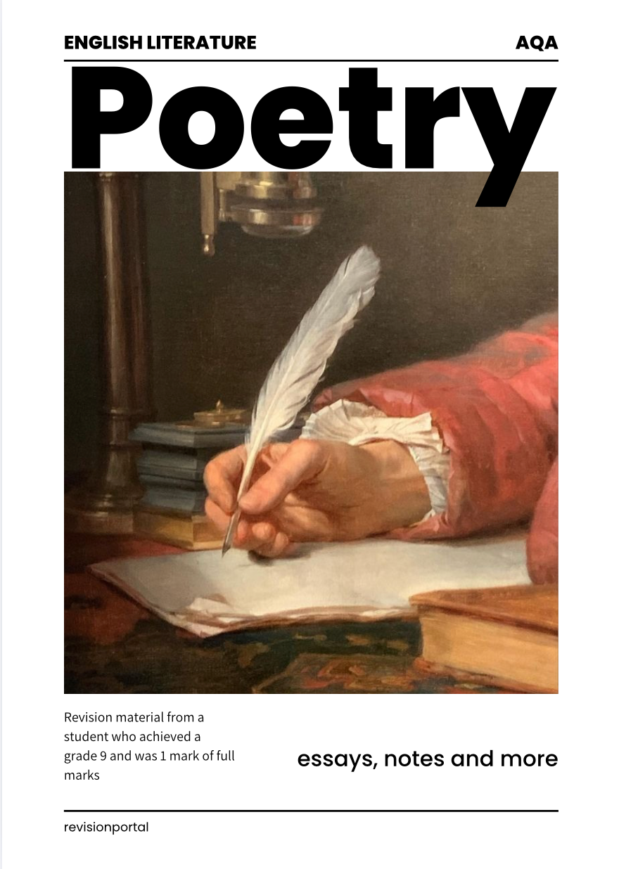 Poetry revision material