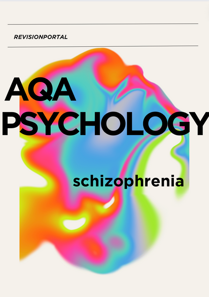 AQA psycholgy paper 3 - schizophrenia