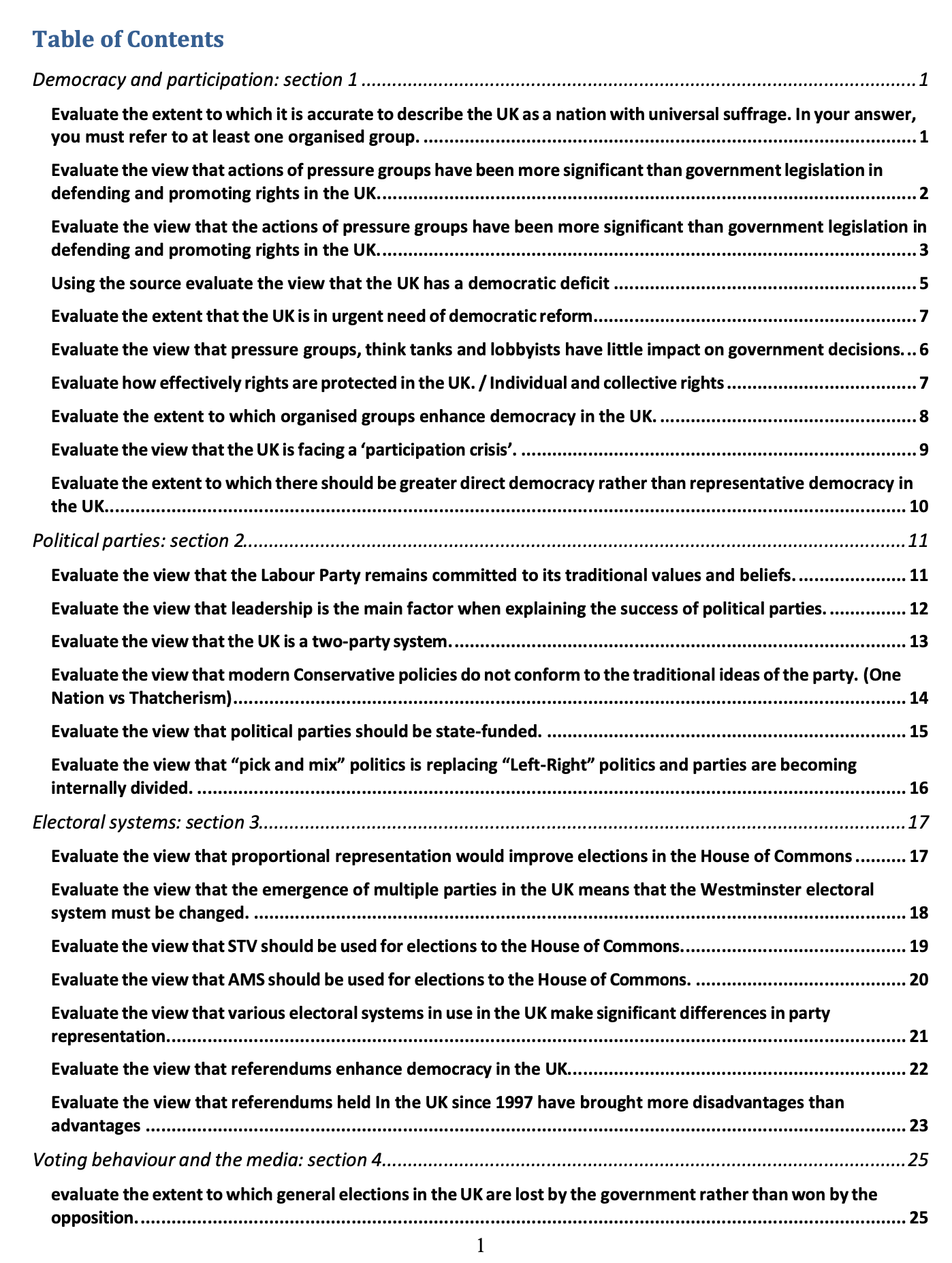 Politics the complete course