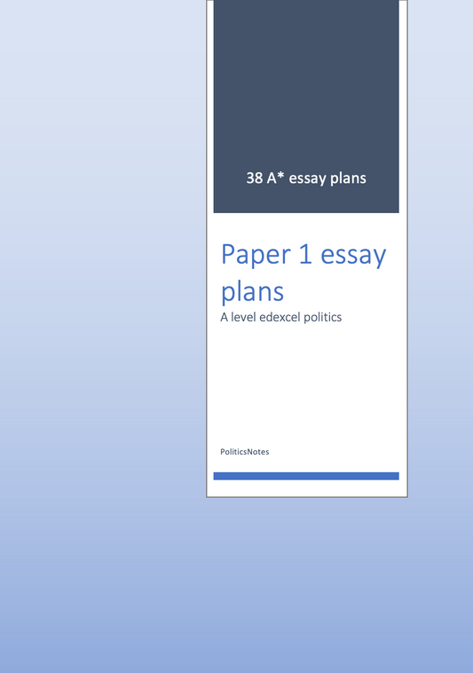 A* paper 1 politics revision book