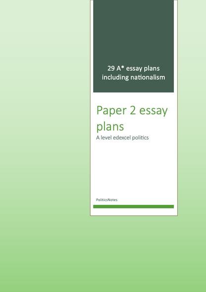 A* paper 2 politics revision book